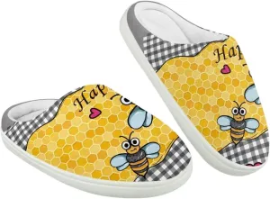 Animal Children's Slippers Boys Girls Cute House Shoes Soft Plush Warm Slippers Winter Non Slip Indoor Fuzzy Slippers Size 9-15