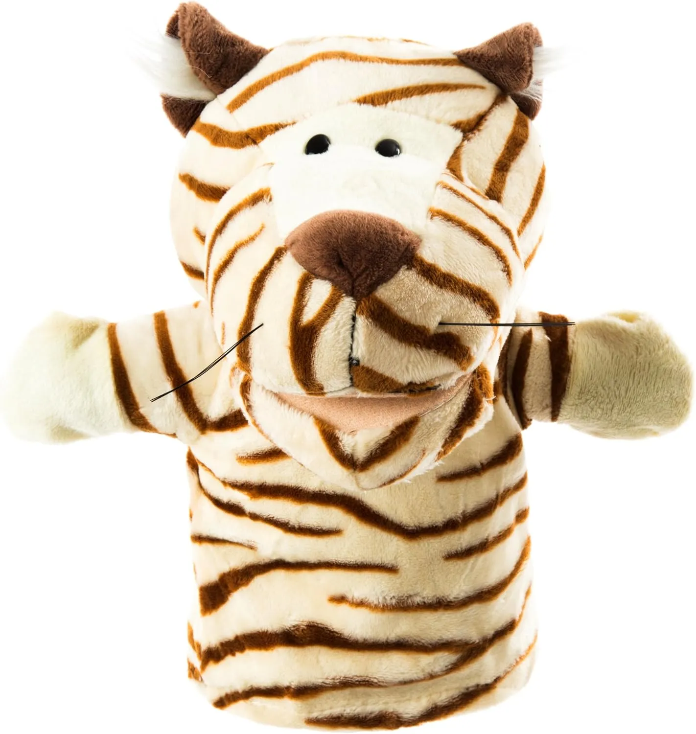 Animal Hand Puppets Set for Kids & Adults - 12.5" Premium Quality Soft Plush Toys with Movable Mouths - Perfect for Storytelling, Teaching, Preschool, Role-Play - Durable, Vibrant, Educational Puppets