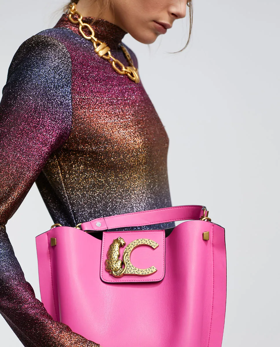 Animal logo crossbody bag