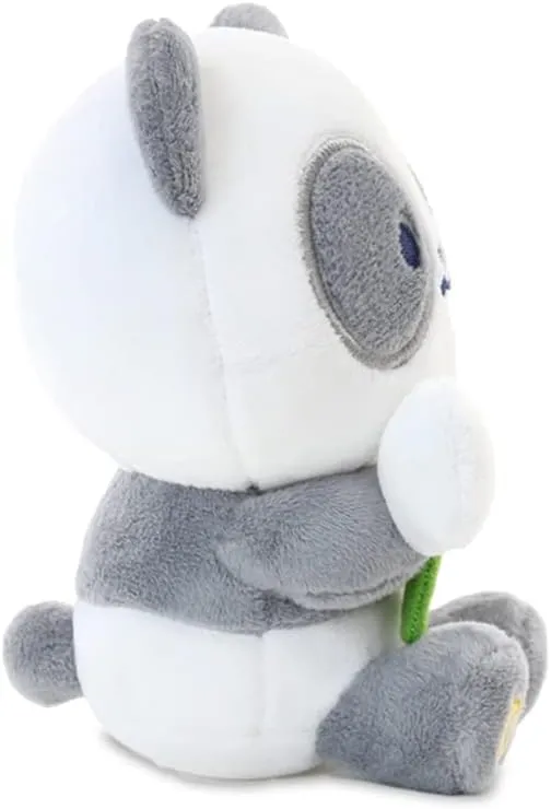 Anirollz Stuffed Animal Plush Toy – 6" Small Sitting Plush Doll Soft, Squishy, Warm, Cute, Comfort, Safe Birthday Panda Bear Character with Marshmallo Stick Pandaroll