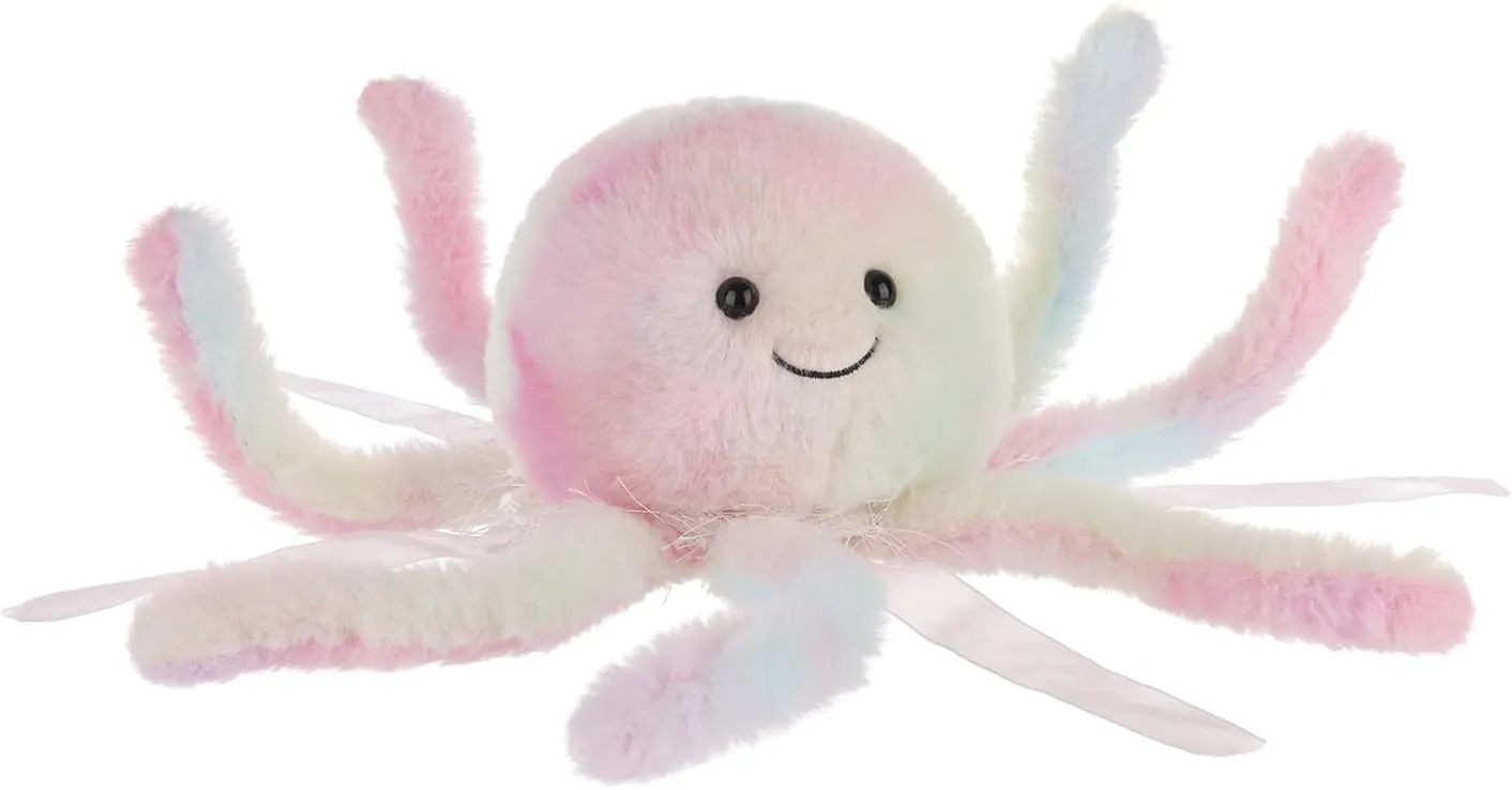 Apricot Lamb Ocean Stuffed Animals Toys Plush Fancy Jellyfish Sea Stuffed Animal Soft Cuddly Perfect for Kids 10.2 Inches