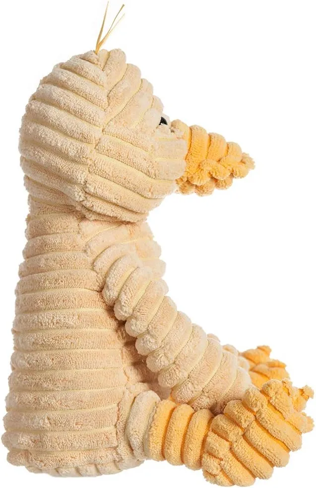Apricot Lamb Toys Plush Corduroy Duck Stuffed Animal Soft Cuddly Perfect for Child (Corduroy Duck, 9 Inches)