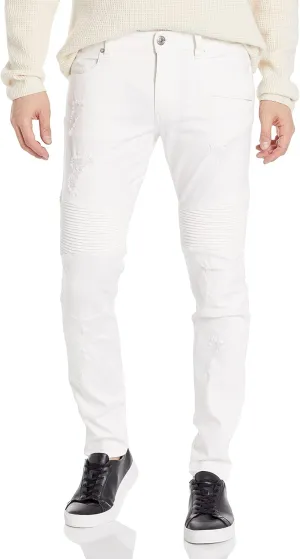 Armani Exchange Men's Bull Denim Skinny Biker Jeans