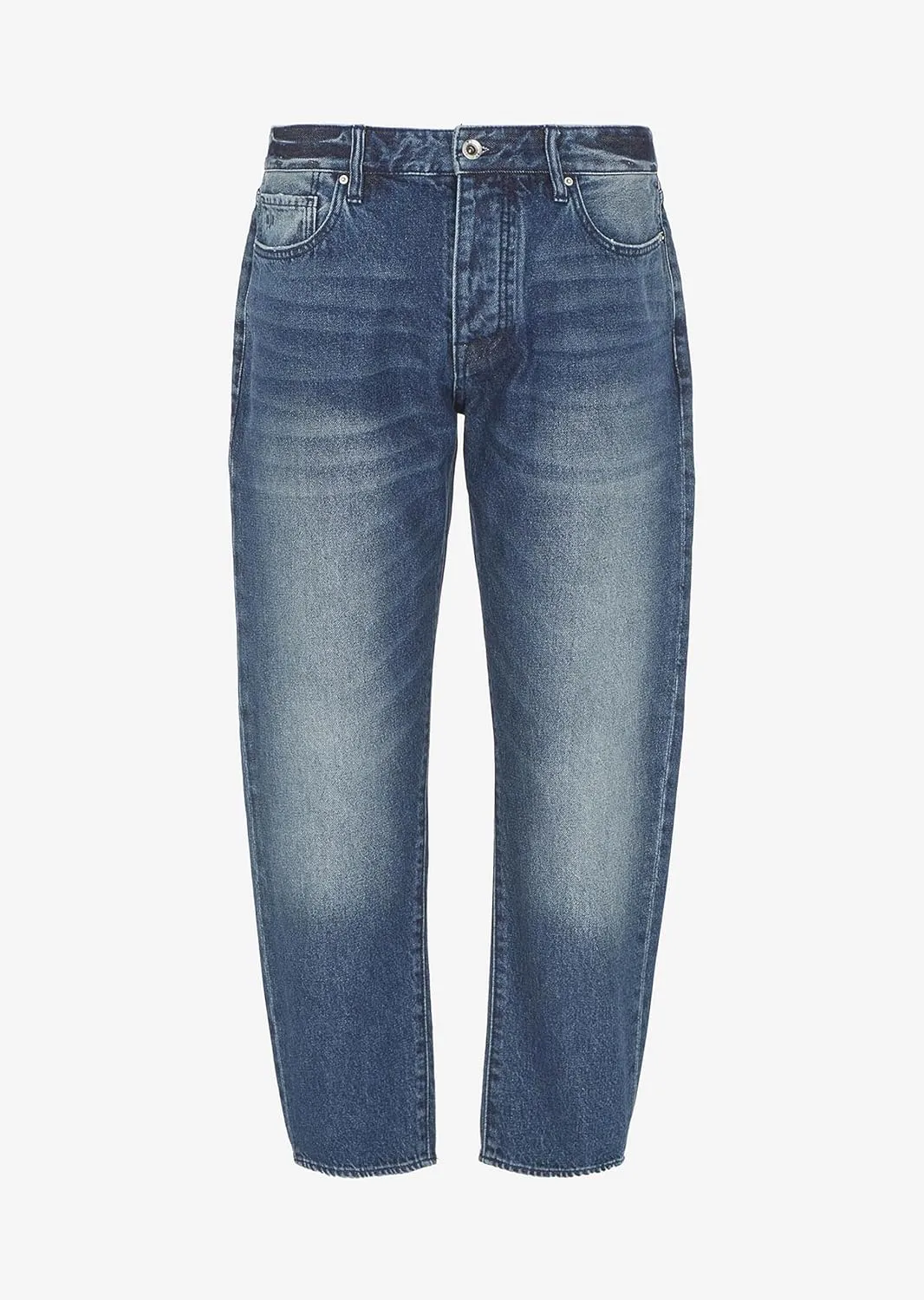 Armani Exchange Men's J71 90s Baggy Ankle Fit Non Stretch Cotton Denim