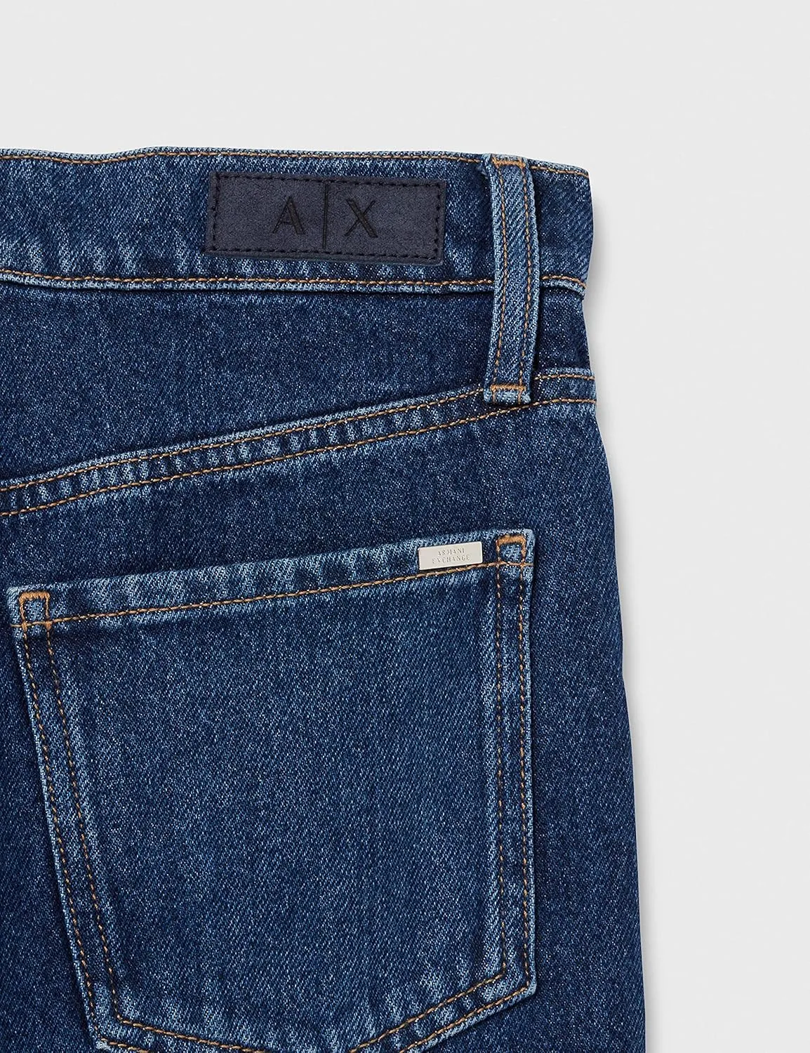 Armani Exchange Women's Classic Five Pocket Denim Blue Jeans