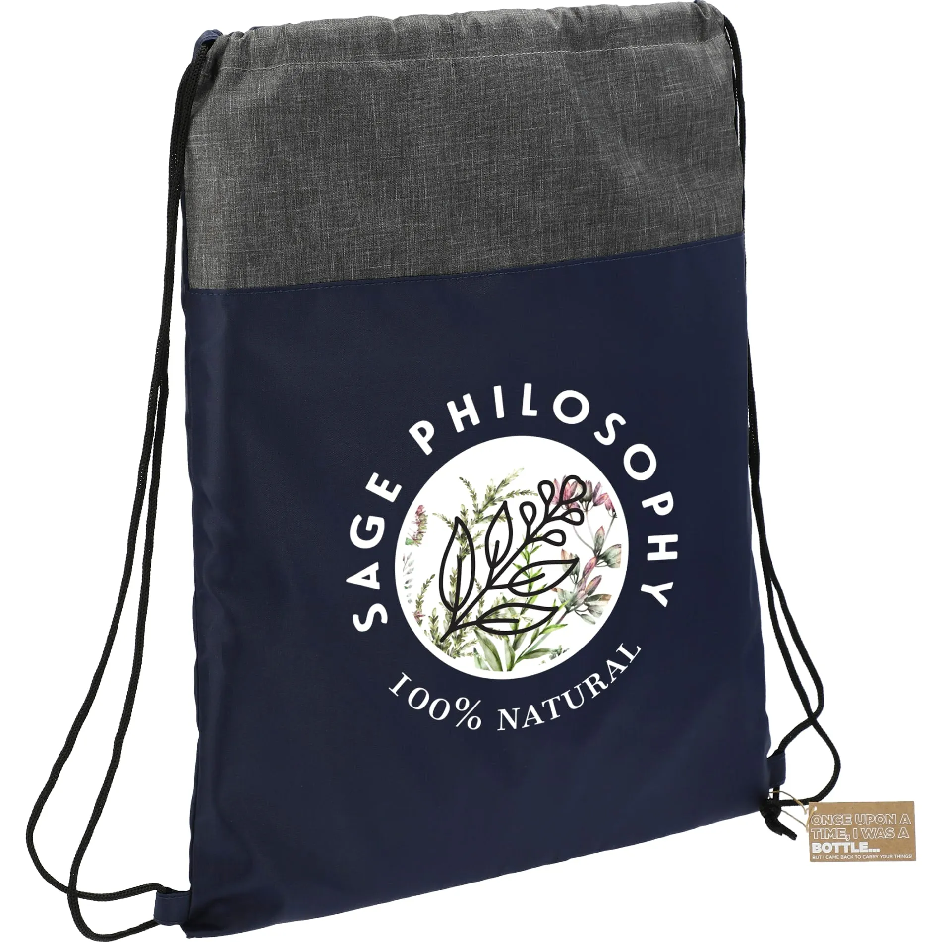 Ash Recycled Drawstring Bag