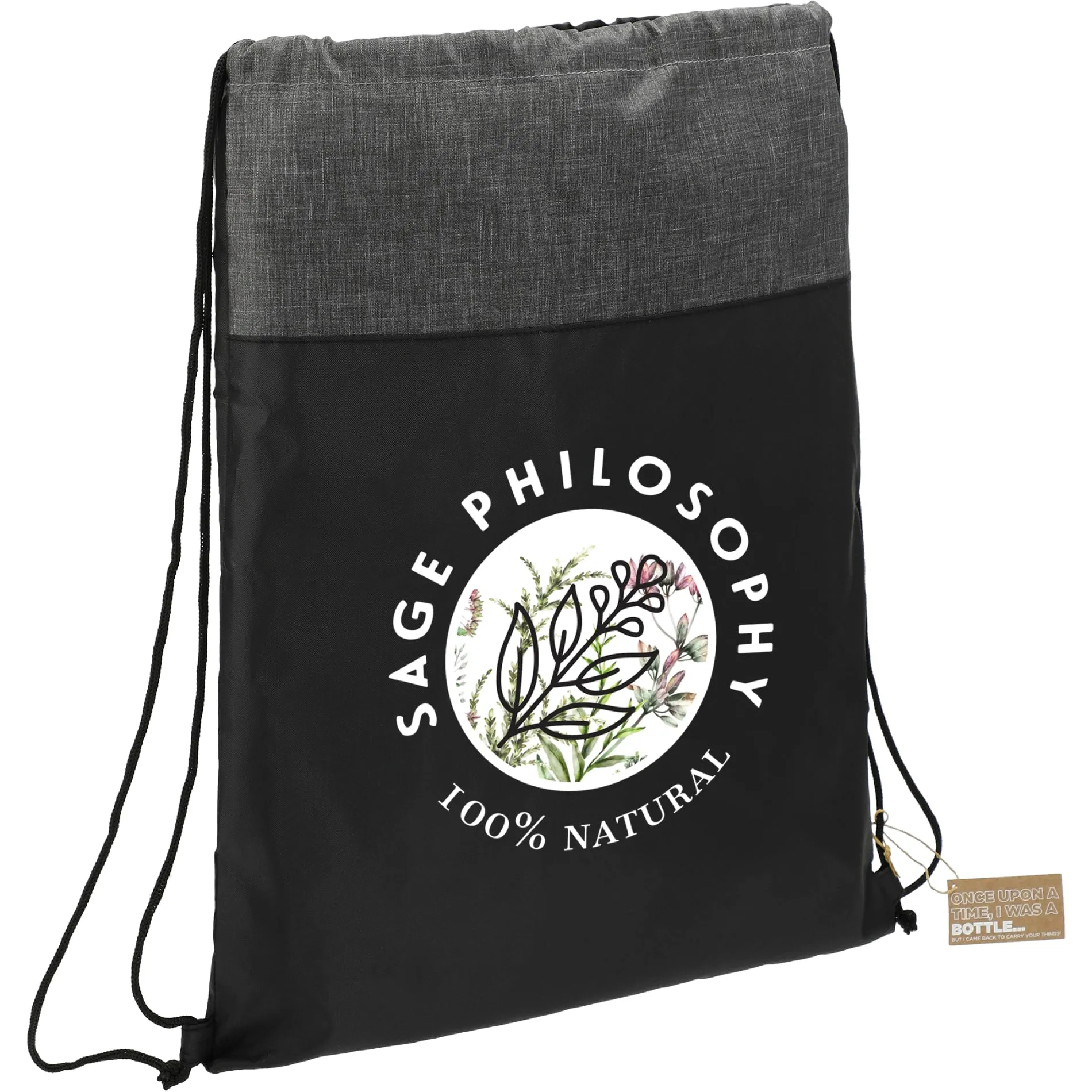 Ash Recycled Drawstring Bag