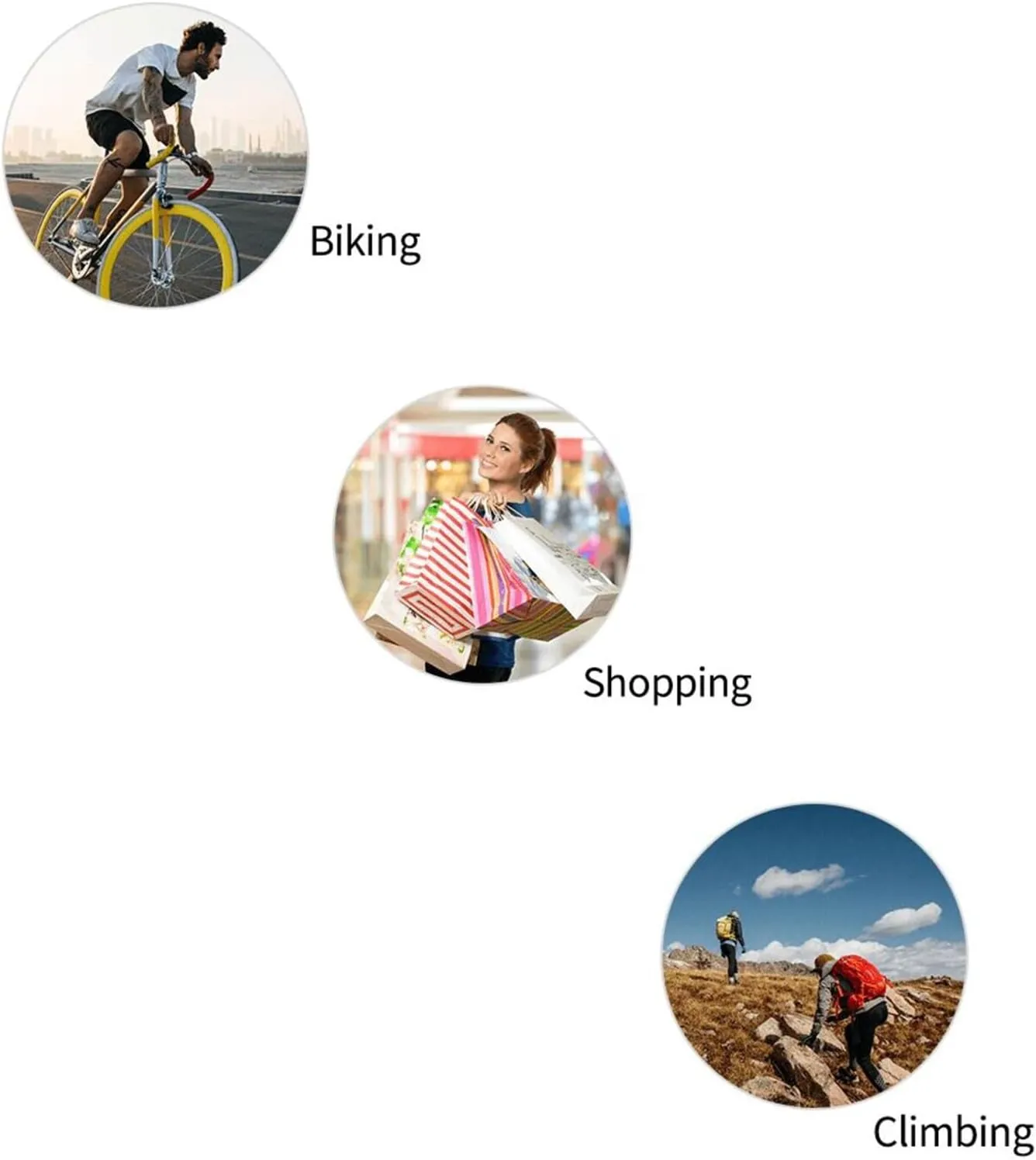 ASYG Music Sling Bag Crossbody Chest Daypack Casual Backpack Music Notes Shoulder Bag For Travel Hiking Sport Outdoor