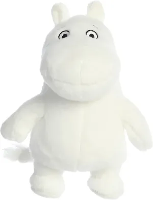 Aurora® Adorable Moomin® Moomin Stuffed Animal - Irresistible Companion - Endless Play - White 6.5 Inches
