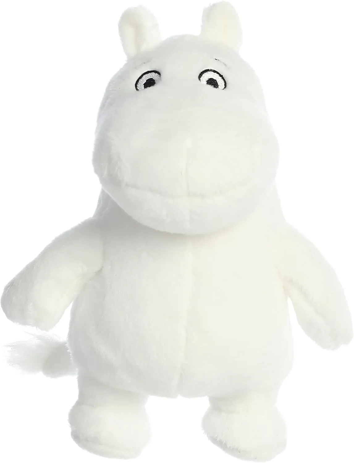 Aurora® Adorable Moomin® Moomin Stuffed Animal - Irresistible Companion - Endless Play - White 6.5 Inches