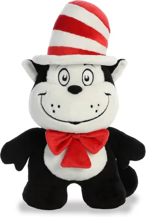 Aurora® Whimsical Dr. Seuss™ Dood Plushie™ Cat in The Hat Stuffed Animal - Magical Storytelling - Officially Licensed - Multicolor 11 Inches
