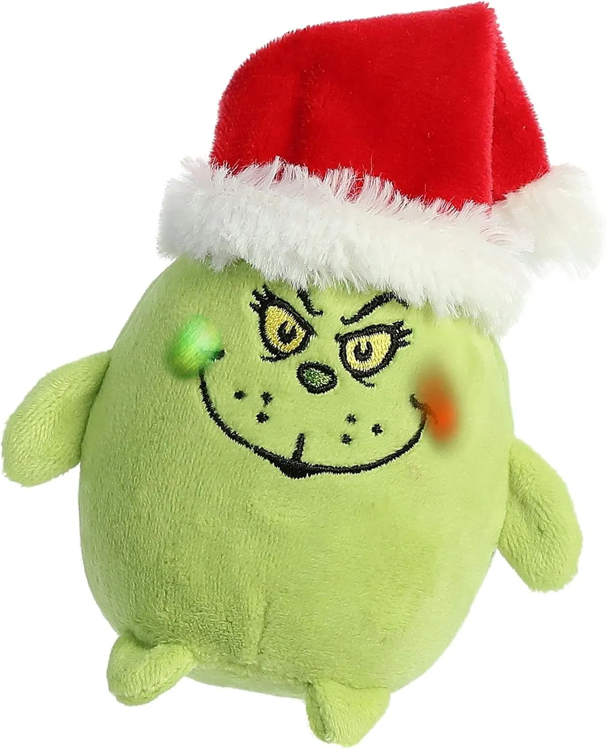 Aurora World Dr Seuss - 3.5" Santa Grinch Light Up, Green