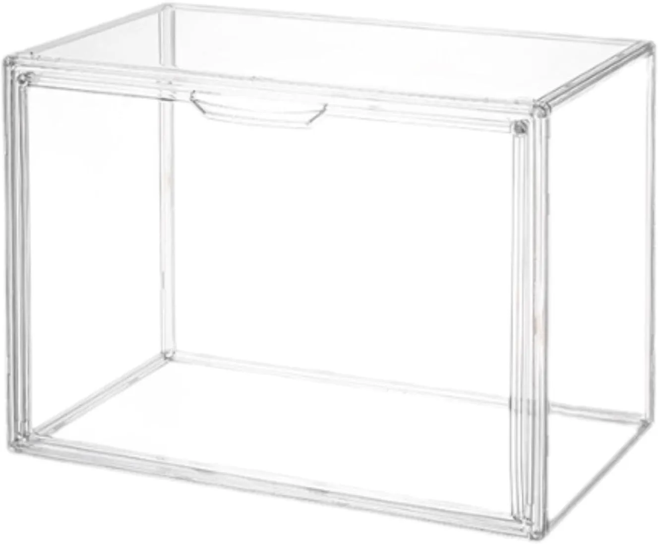 Bag Storage Box Handbag Organizer Practical Sturdy Portable Show Case Storage Cabinet Clear for Apartment Closet Office Home, 36cmx22cmx27cm