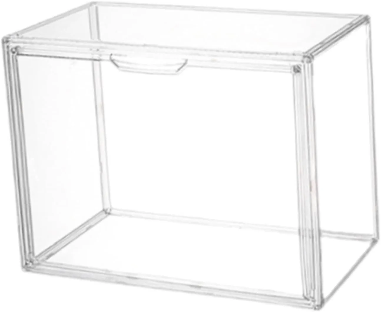 Bag Storage Case Storage Cabinet Multifunction Practical Toy Storage Box Clear Handbag Organizer for Apartment Closet Bedroom, 36cmx17cmx27cm