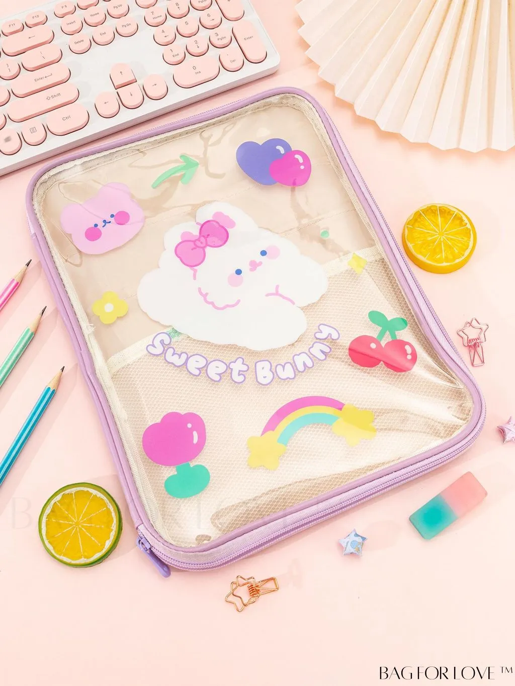 BagForLove - Student Handheld Bag: Transparent & Visible with New Cartoon Design