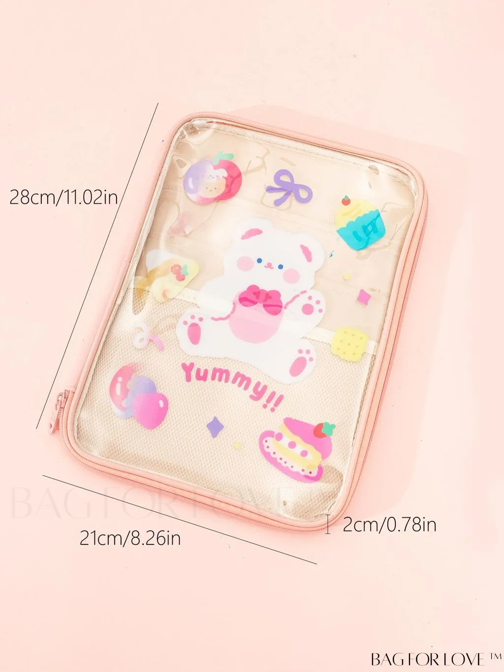 BagForLove - Student Handheld Bag: Transparent & Visible with New Cartoon Design