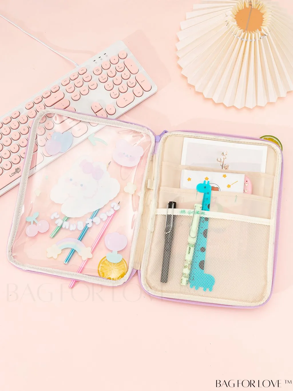 BagForLove - Student Handheld Bag: Transparent & Visible with New Cartoon Design