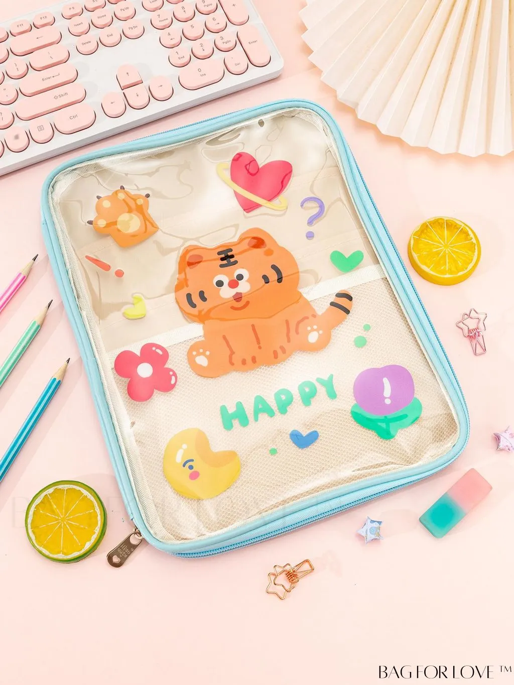 BagForLove - Student Handheld Bag: Transparent & Visible with New Cartoon Design