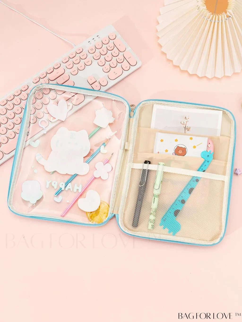 BagForLove - Student Handheld Bag: Transparent & Visible with New Cartoon Design