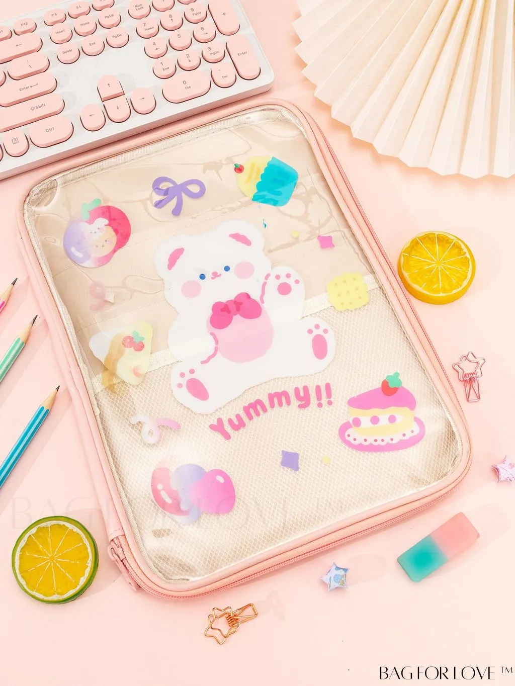 BagForLove - Student Handheld Bag: Transparent & Visible with New Cartoon Design