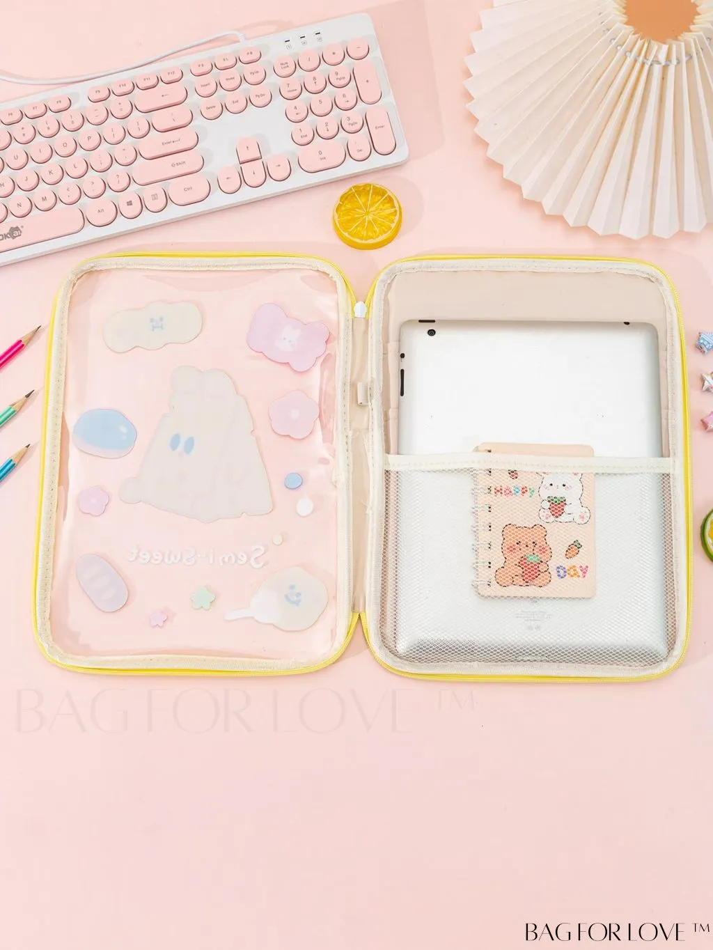 BagForLove - Student Handheld Bag: Transparent & Visible with New Cartoon Design