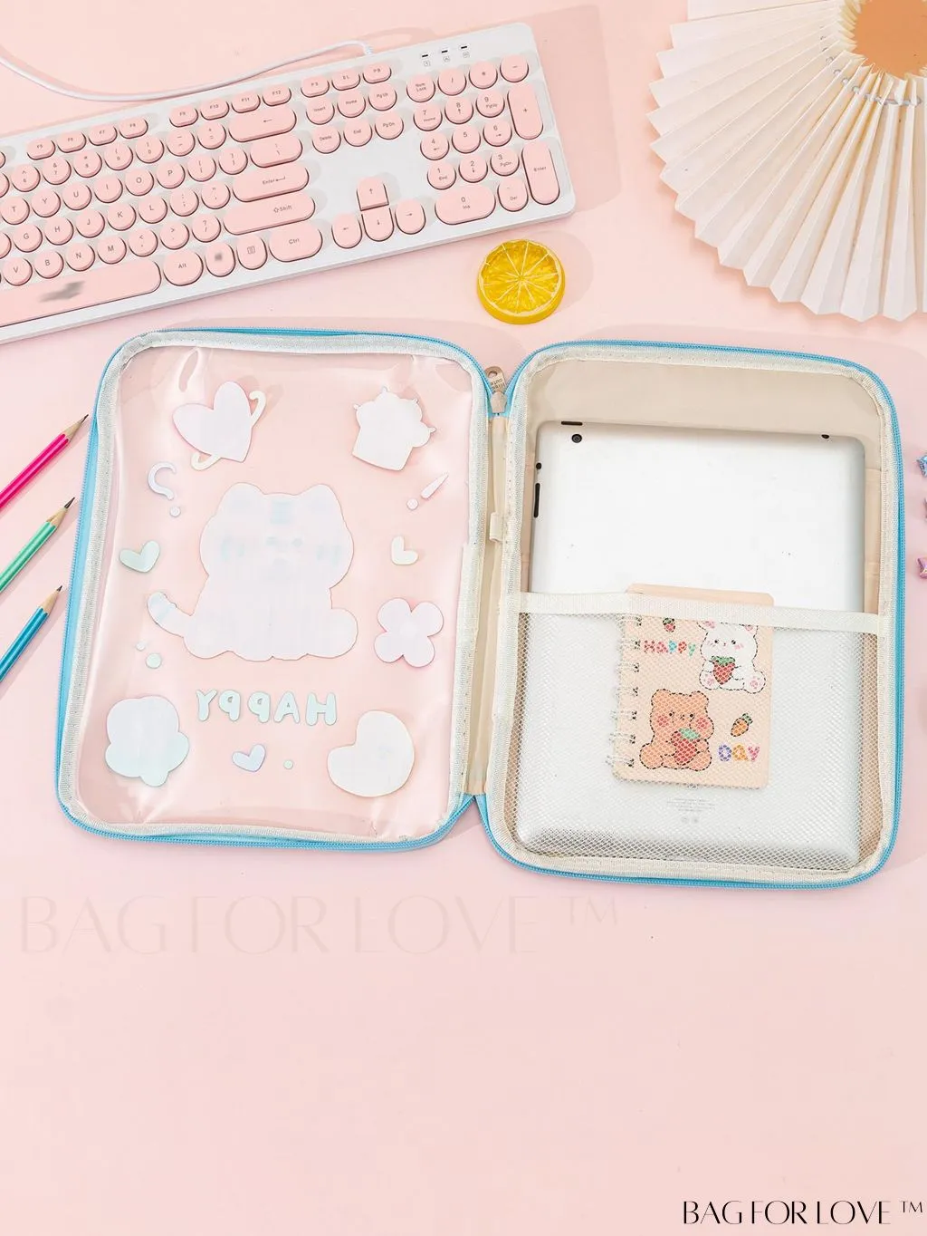 BagForLove - Student Handheld Bag: Transparent & Visible with New Cartoon Design