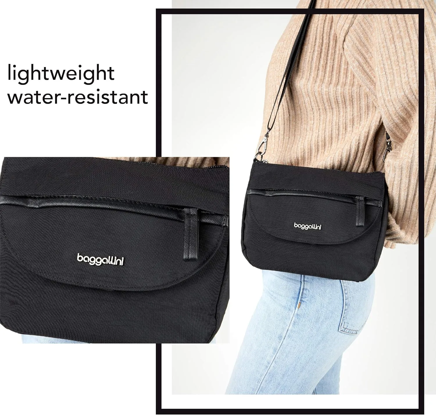 Baggallini Pocket Crossbody 2.0 with RFID