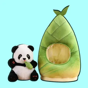 Bamboo Hideaway Panda Plushie