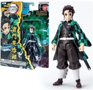 Bandai - Ultimate Legends HD - Demon Slayer Action Figure 12 cm - Tanjiro Kamado - Officially Licensed Demon Slayer - Tanjiro Articulated Figure - Children's Toy Age 4  - VE88961