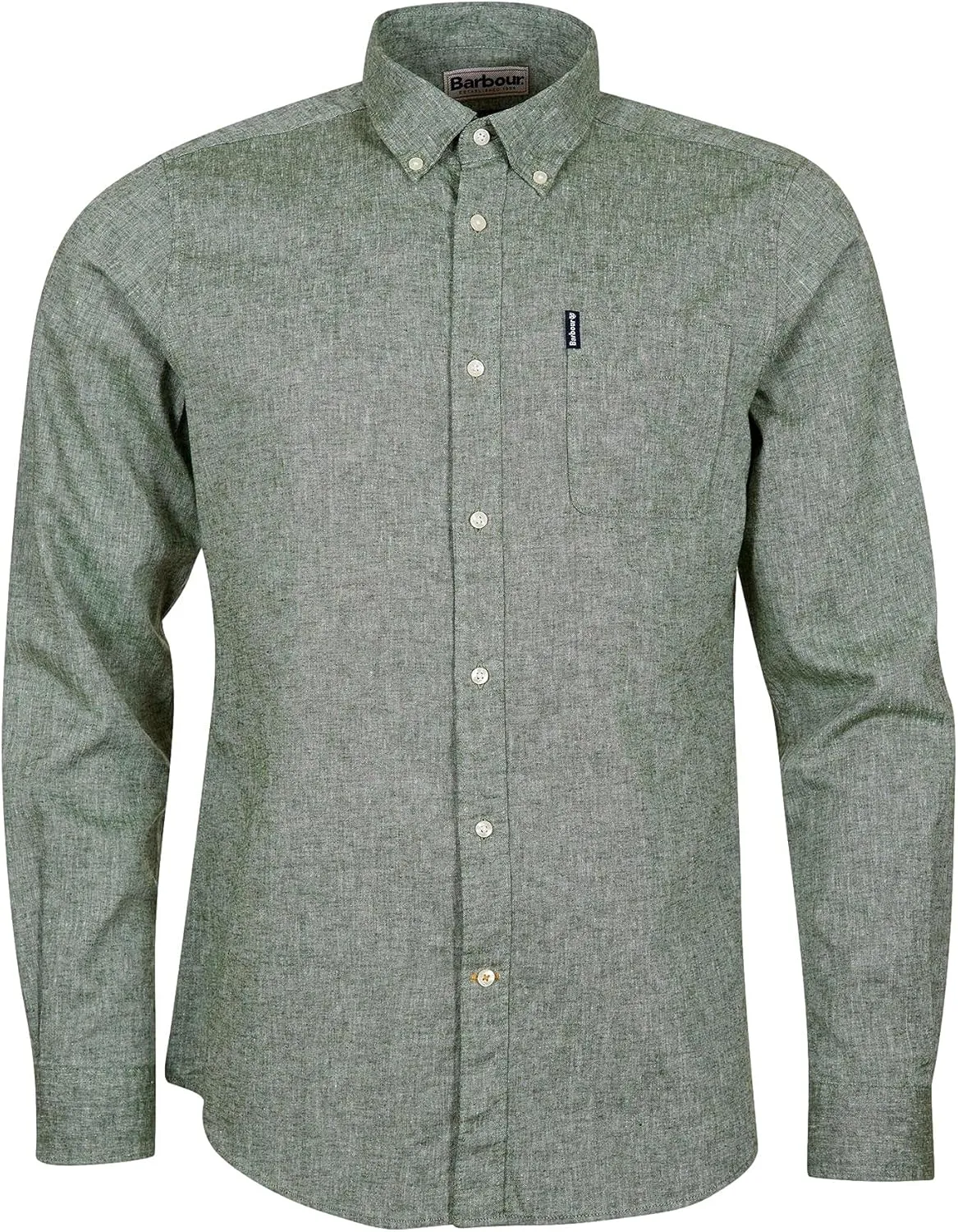 Barbour Men's Linen Mix 7 Tailored L/S Button Down,