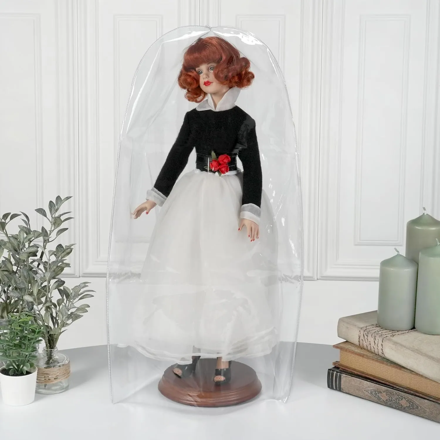 Bard's Clear Vinyl Doll Cover, 20" H, Pack of 3