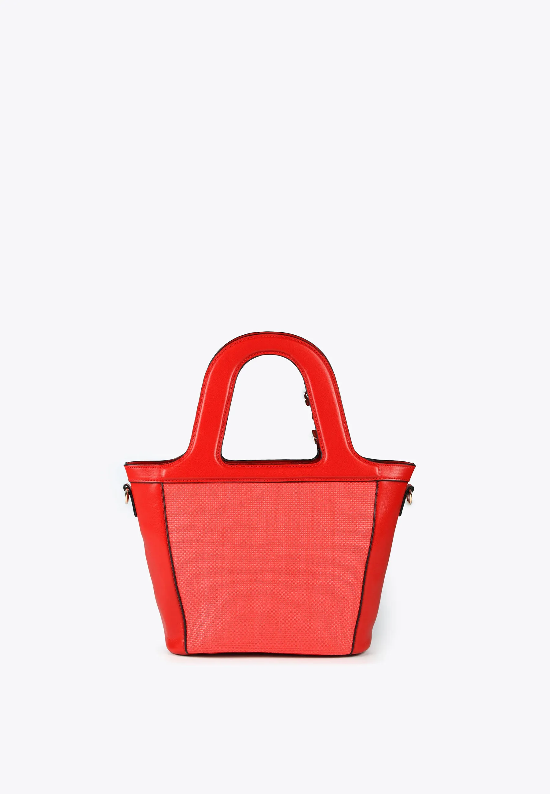 Basket-style crossbody bag