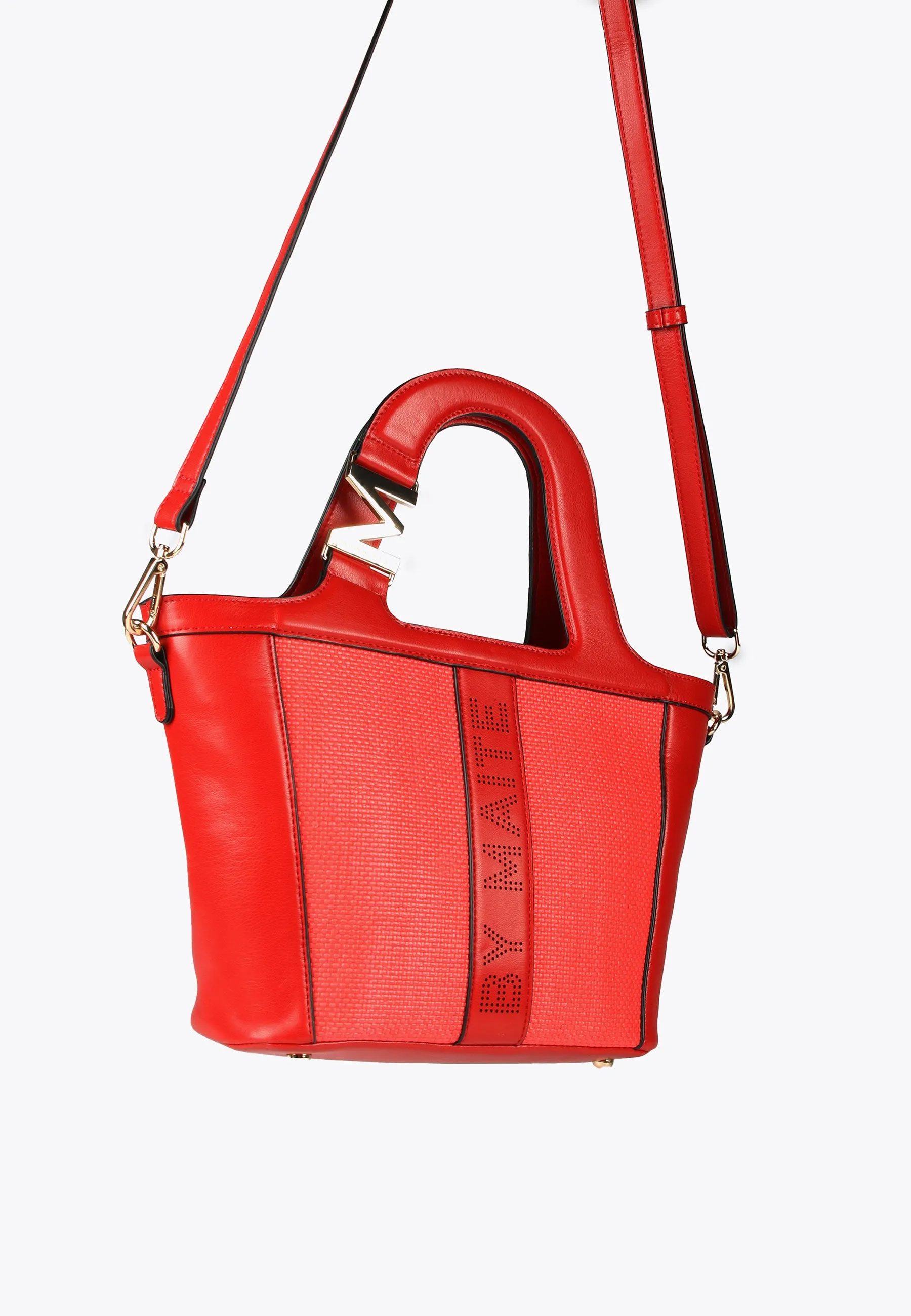 Basket-style crossbody bag