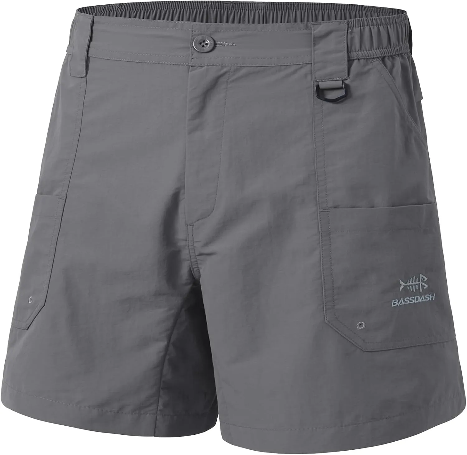BASSDASH Youth 5" Fishing Shorts UPF 50  Water Resistant Quick Dry Boys Girls Hiking Cargo Shorts with Pockets FP03Y