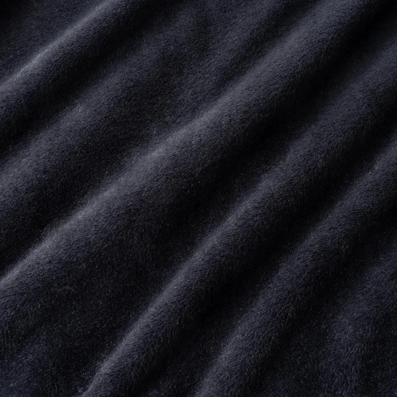 Berkshire Blanket Classic VelvetLoft® Solid Throw Blanket, Lightweight Soft Fuzzy Plush Throw Blanket for Bed and Couch, Black, 50x60 Inches
