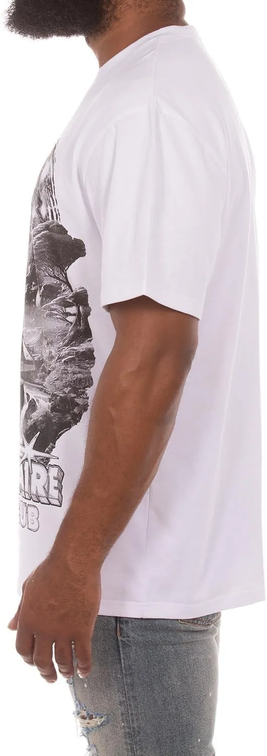 Billionaire Boys Club Clothing Men t-Shirt BB Gray Horizon SS Knit