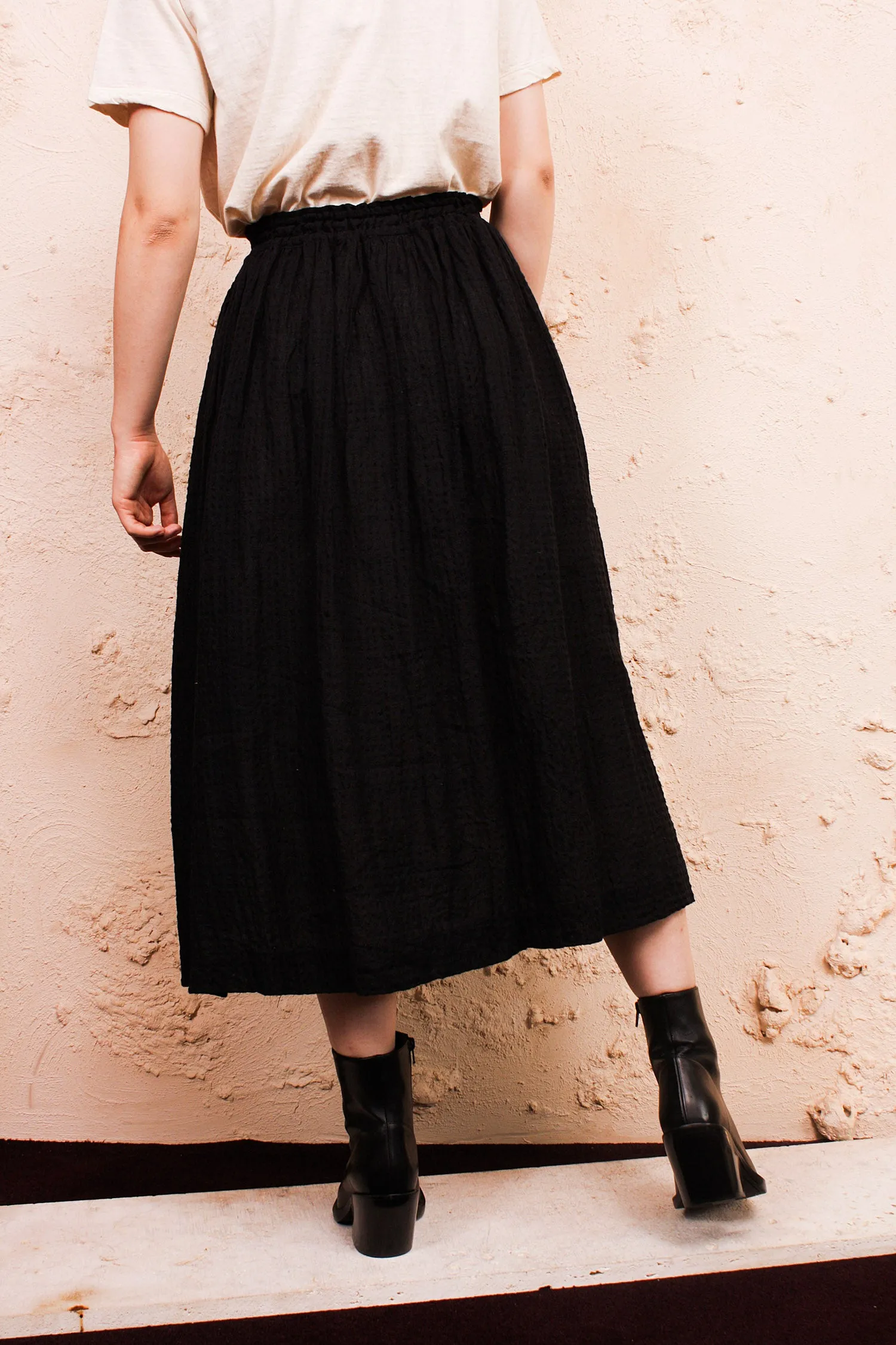 Black Boil Washer Skirt