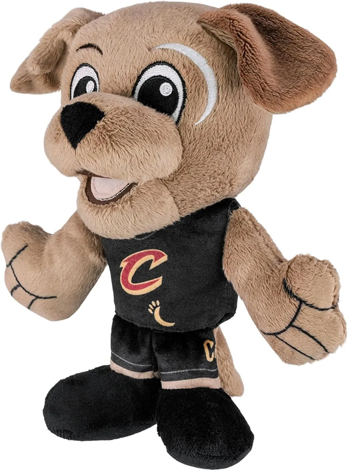 Bleacher Creatures Cleveland Cavaliers Moondog 8" NBA Kuricha Mascot Sitting Plush(Black Uniform) - Soft Chibi Inspired Mascot