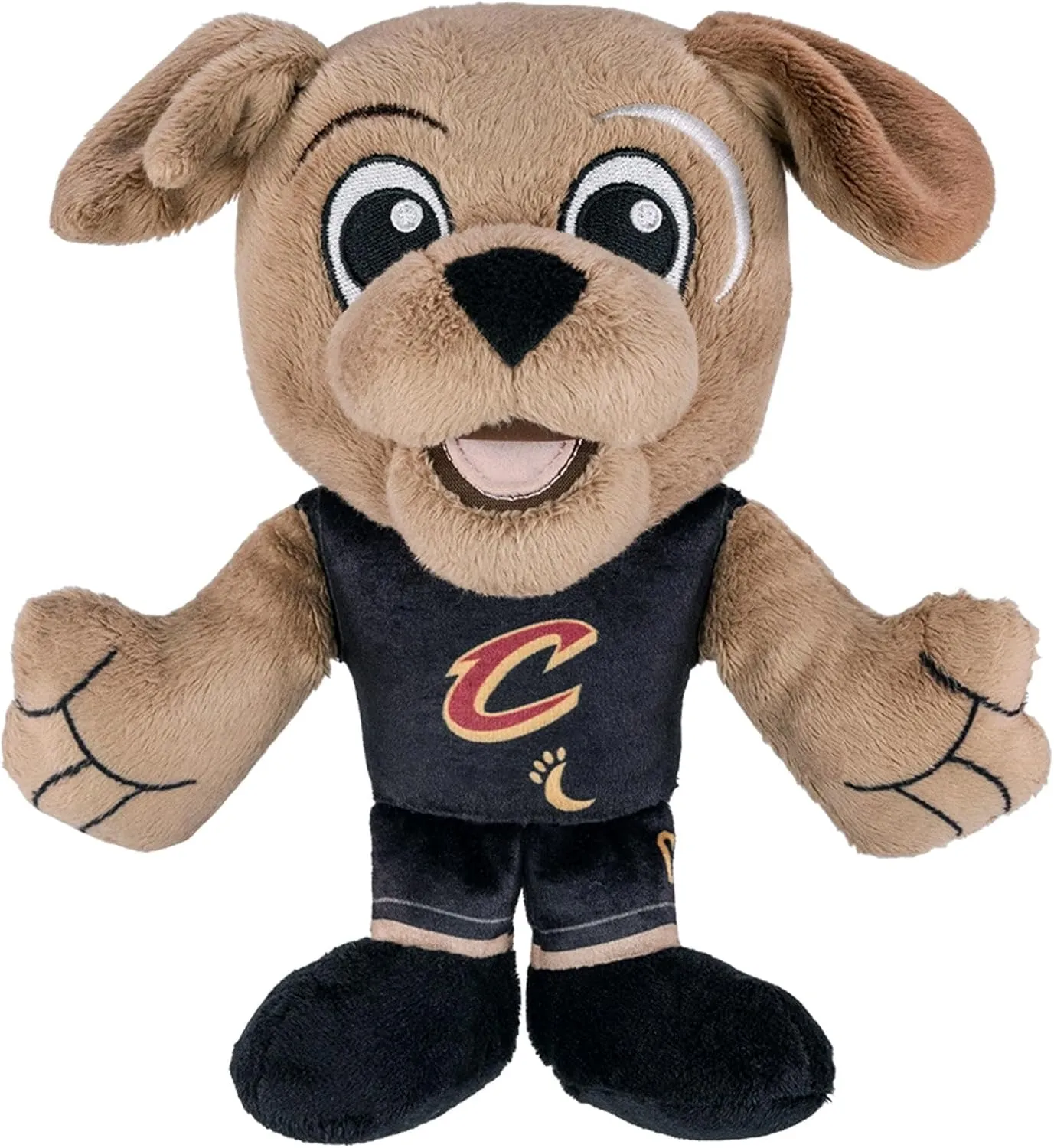 Bleacher Creatures Cleveland Cavaliers Moondog 8" NBA Kuricha Mascot Sitting Plush(Black Uniform) - Soft Chibi Inspired Mascot