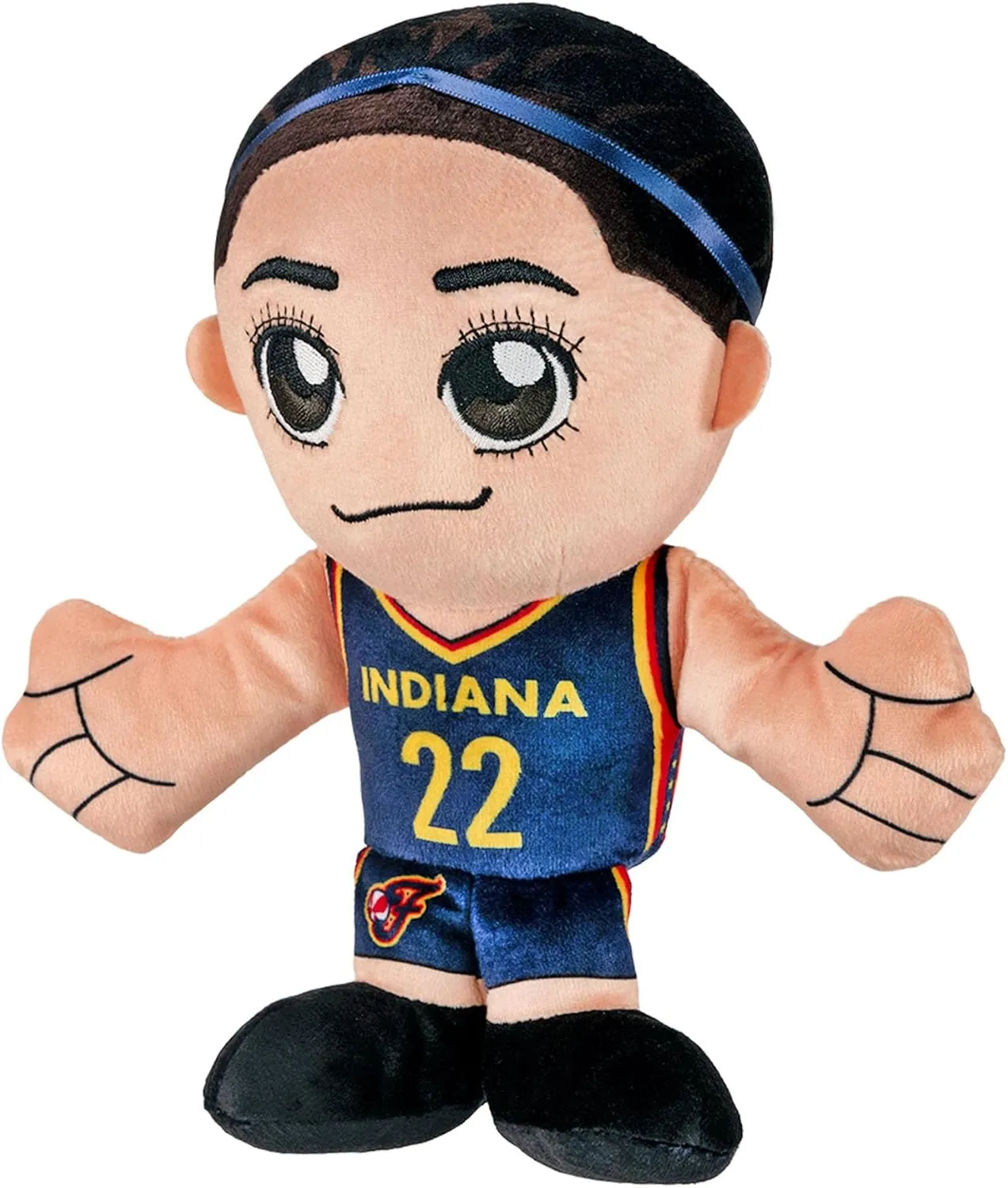 Bleacher Creatures Indiana Fever Caitlin Clark 8" WNBA Kuricha Plush - Soft Chibi Inspired WNBA Superstar