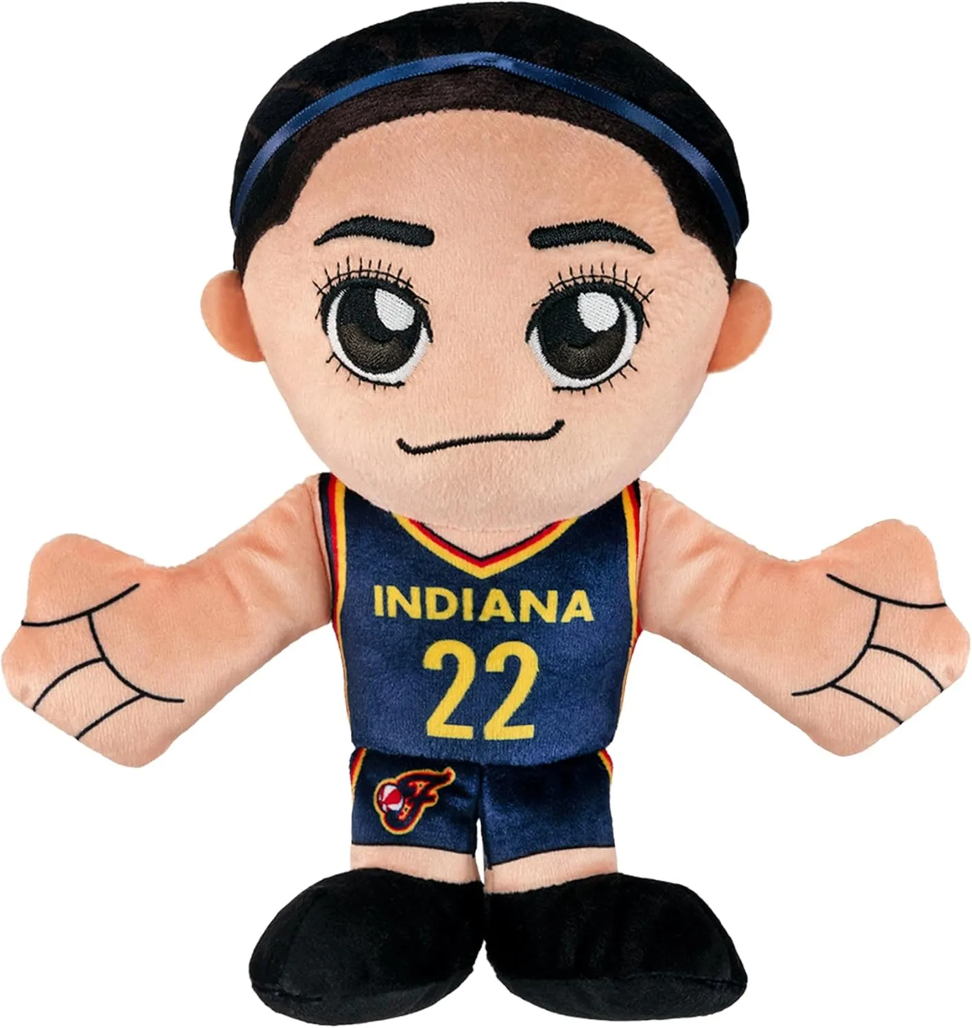 Bleacher Creatures Indiana Fever Caitlin Clark 8" WNBA Kuricha Plush - Soft Chibi Inspired WNBA Superstar