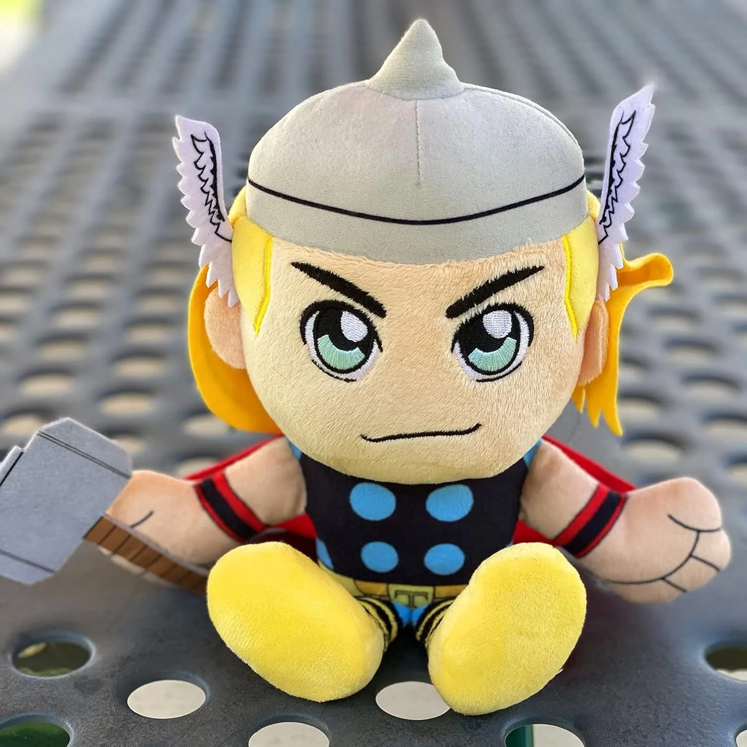 Bleacher Creatures Marvel Thor 8" Kuricha Sitting Plush- Soft Chibi Inspired Toy