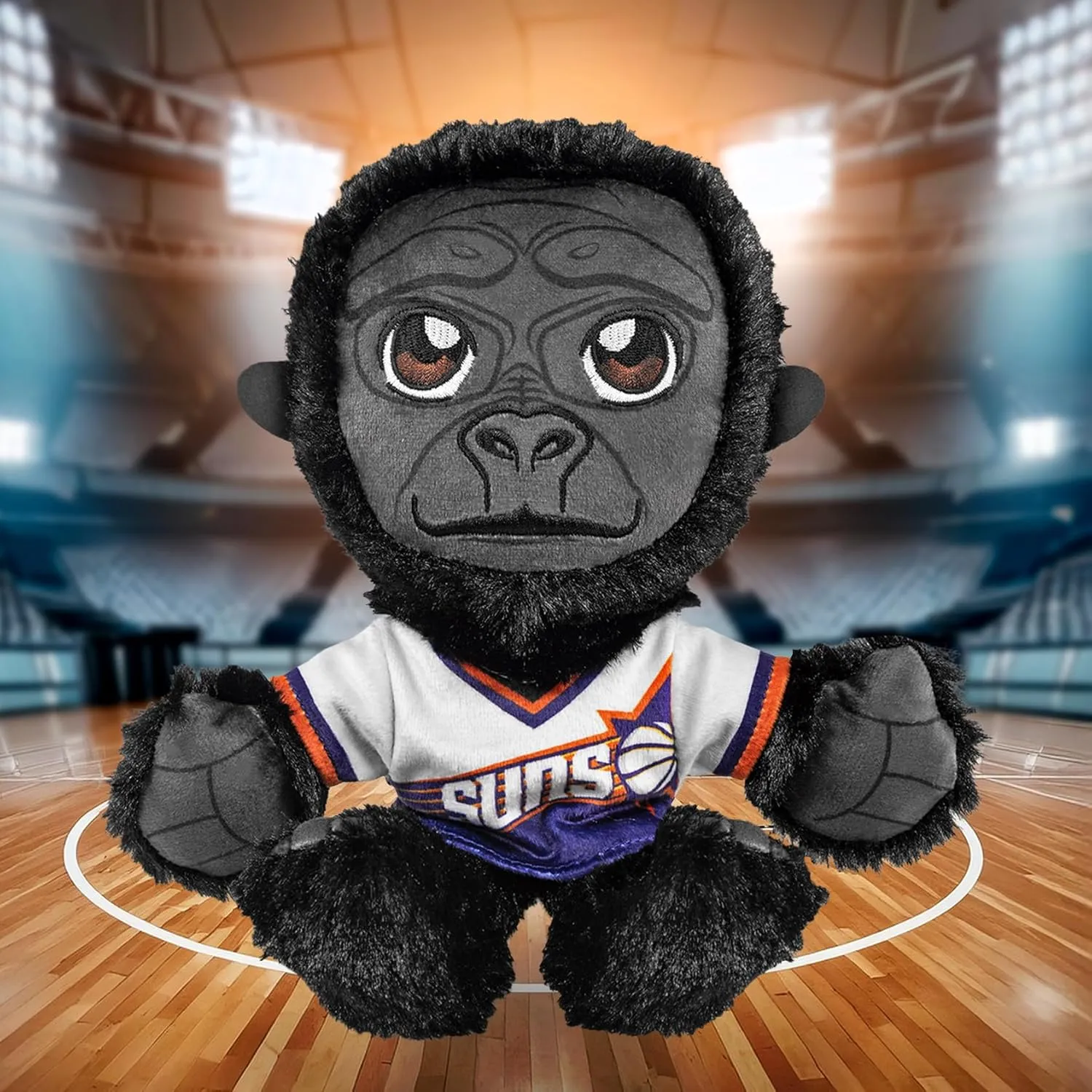Bleacher Creatures Phoenix Suns Gorilla 8" NBA Mascot Kuricha Sitting Plush - Soft Chibi Inspired Mascot