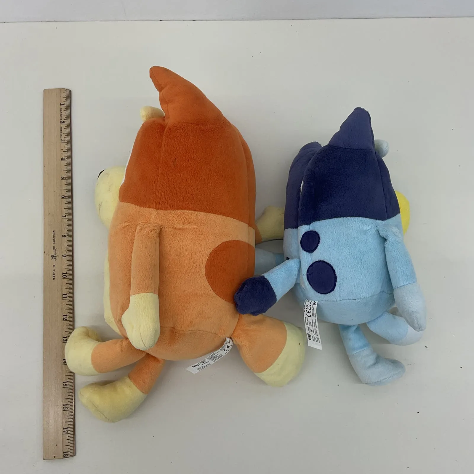Bluey Cartoon Character Blue Brown Dog Plush Dolls Stuffed Animals Toys