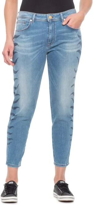 Bogner Women's Florida Skinny Denim Jeans with Side Detail (Medium Wash, 32W x 25L)