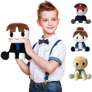 BOIYSY Blox Buddies Plush 7.8 Inch Bacon Buddies Plush Hair Noob Stuffed Toy Guest Buddies Stuffed Animals for Fans
