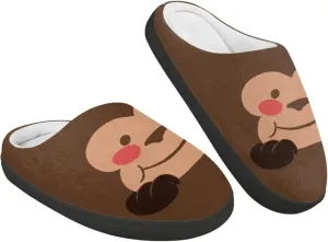 Boys Girls Slippers Plush Warm House Shoes Breathable Kids Flannel Fuzzy Slippers Winter Non Slip Indoor Cotton Shoes US 9-15