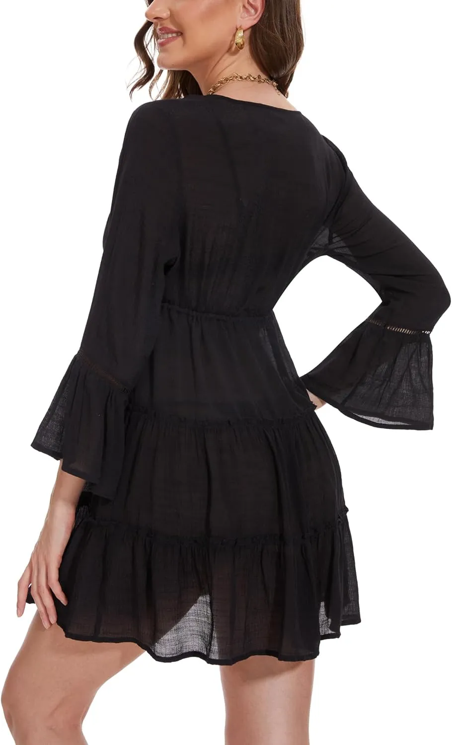 Breezy Lane Swimsuit Coverup Vacation Outfits for Women Beach Pool Cover Up for Swim Beach Dresses