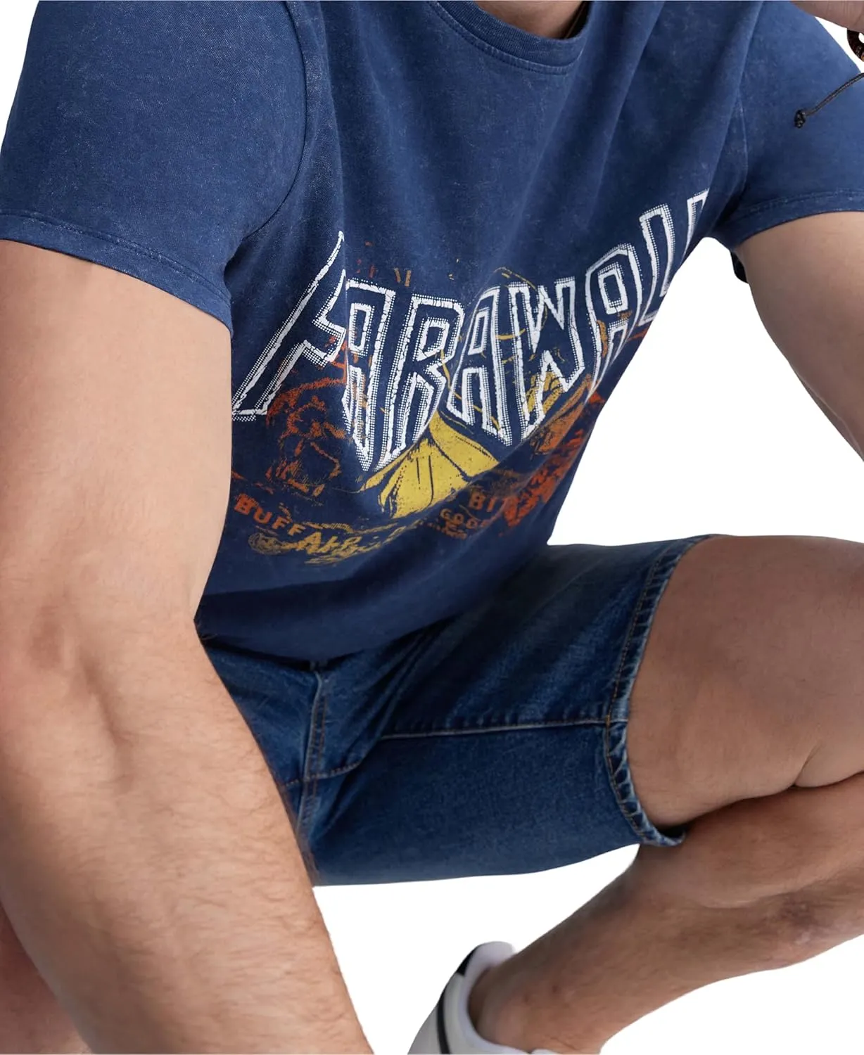 Buffalo David Bitton Men's Relaxed Straight Dean Denim Shorts