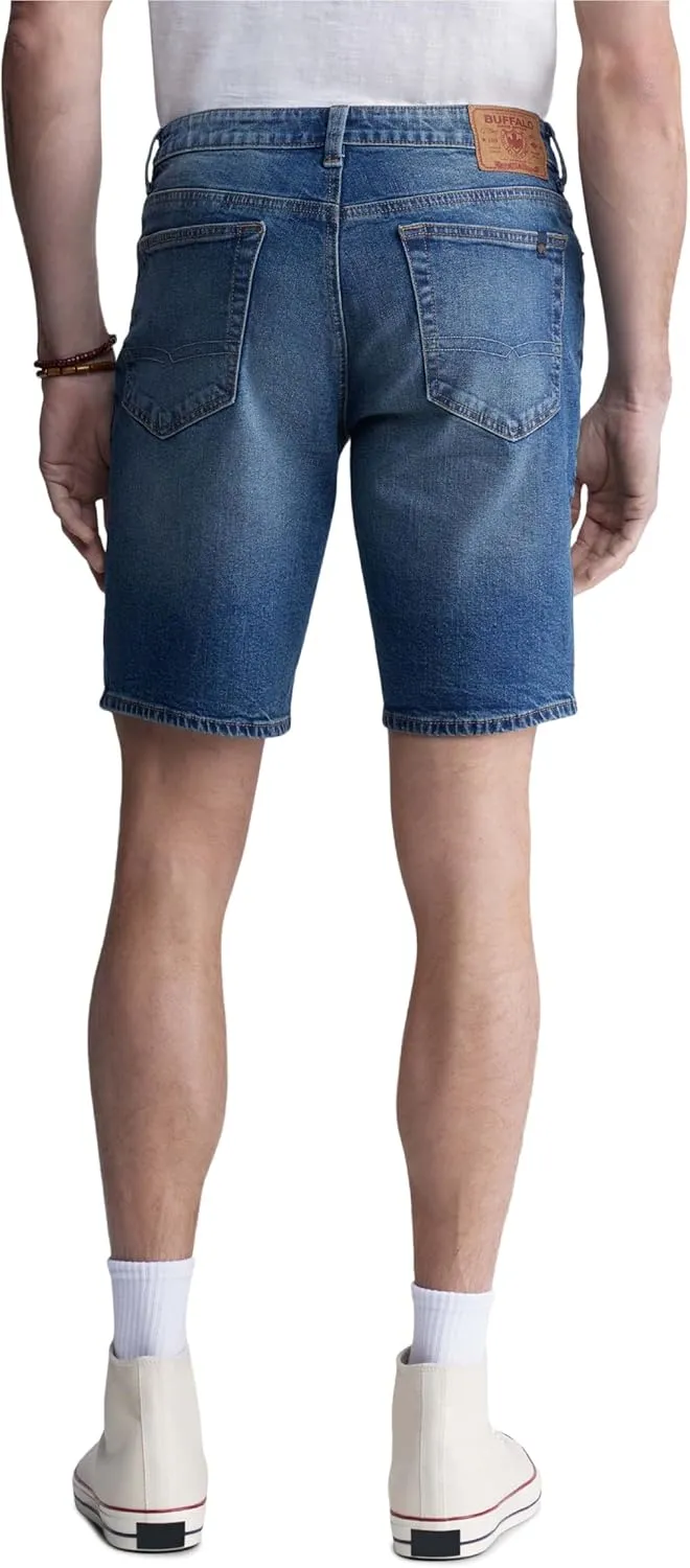 Buffalo David Bitton Men's Relaxed Straight Dean Denim Shorts